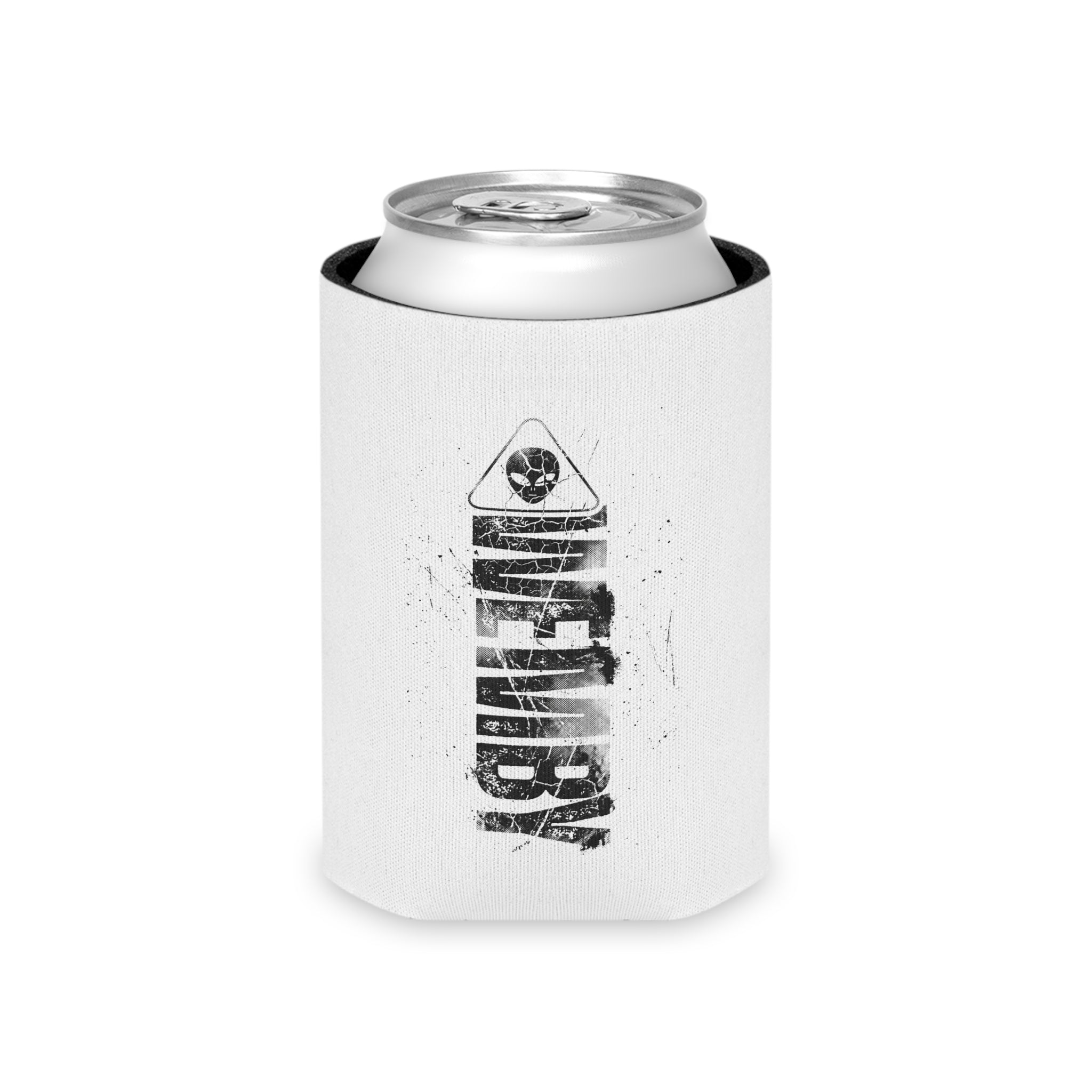 Can Cooler — Grunge “Go! Spurs! Go!” Skeleton Hands Beer Koozie