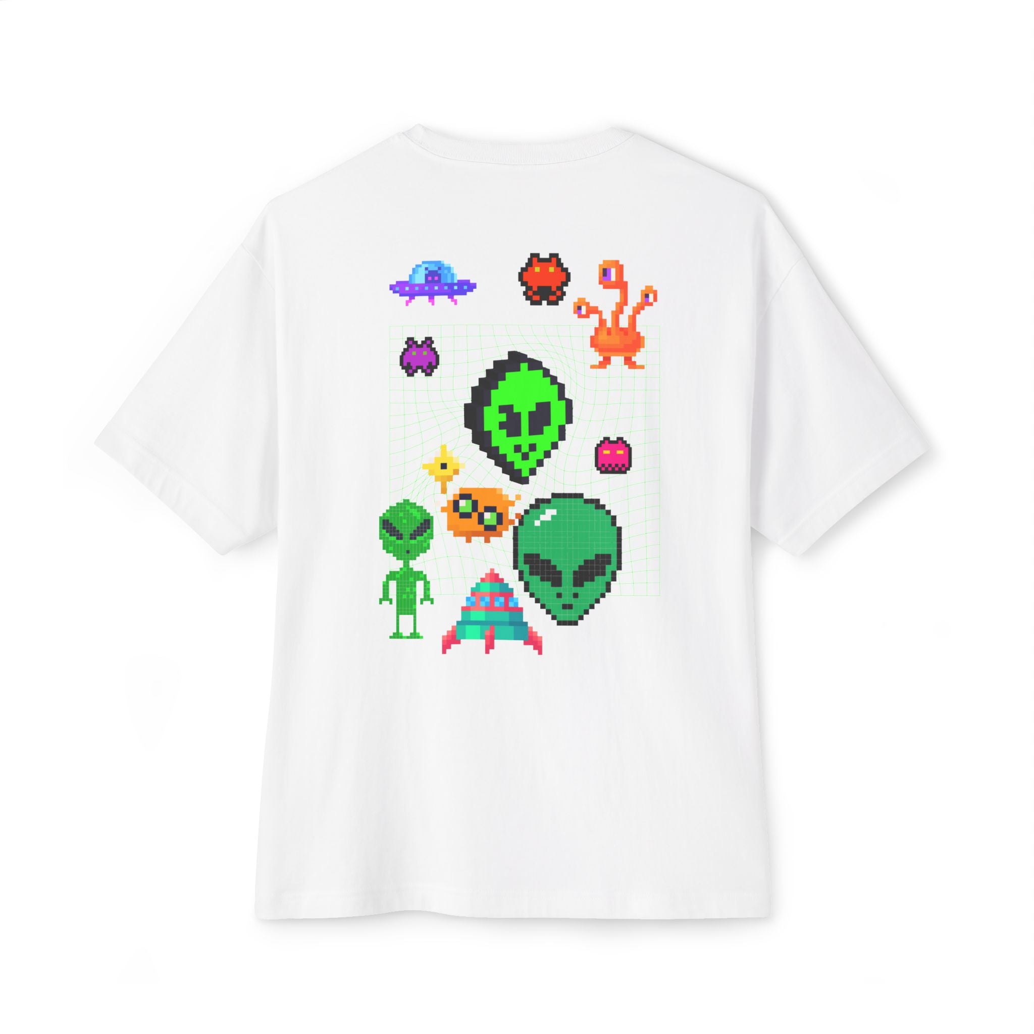 Wemby Alien Sticker Unisex Oversized Boxy Tee
