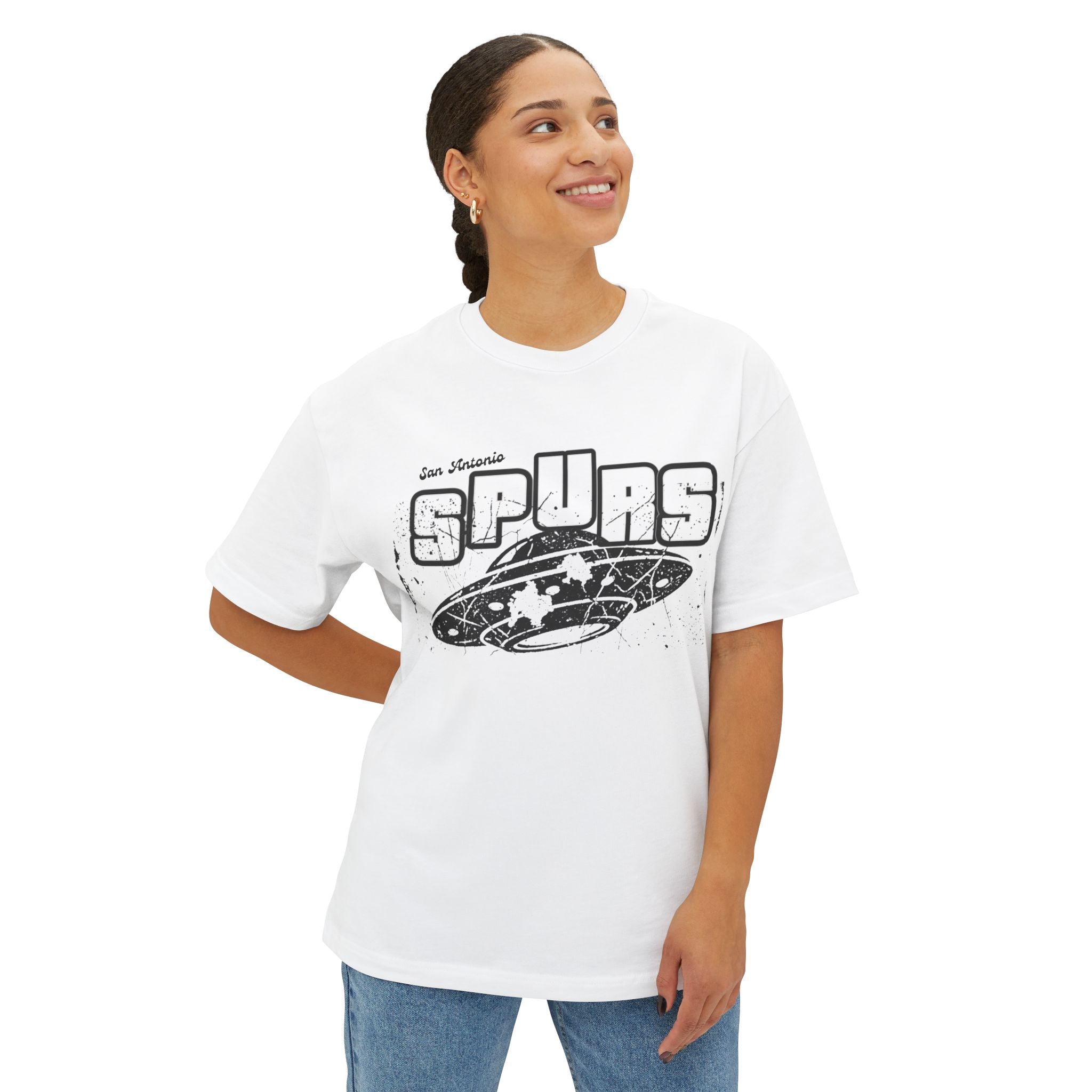 Spurs Vintage Logo Boxy Tee