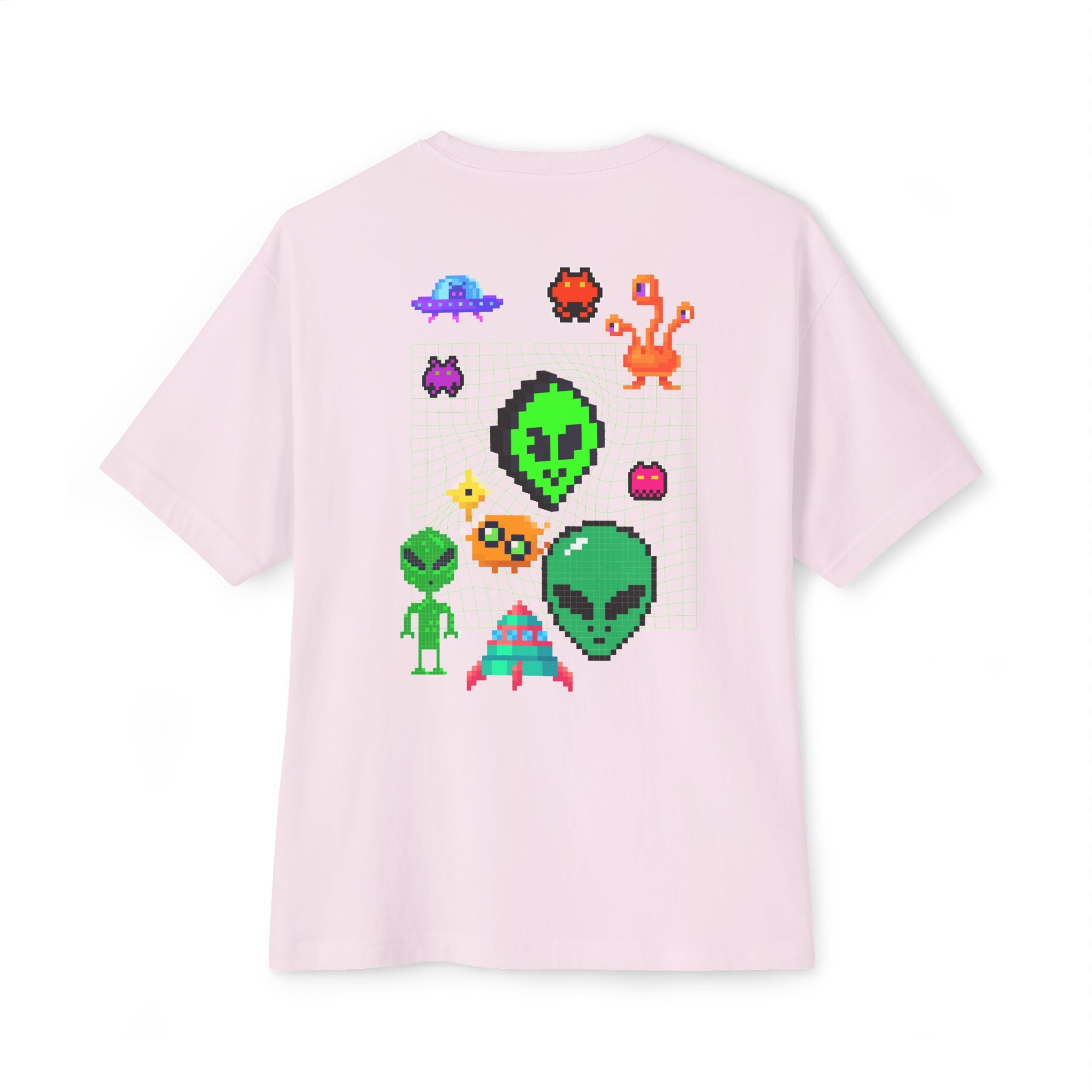 Wemby Alien Sticker Unisex Oversized Boxy Tee